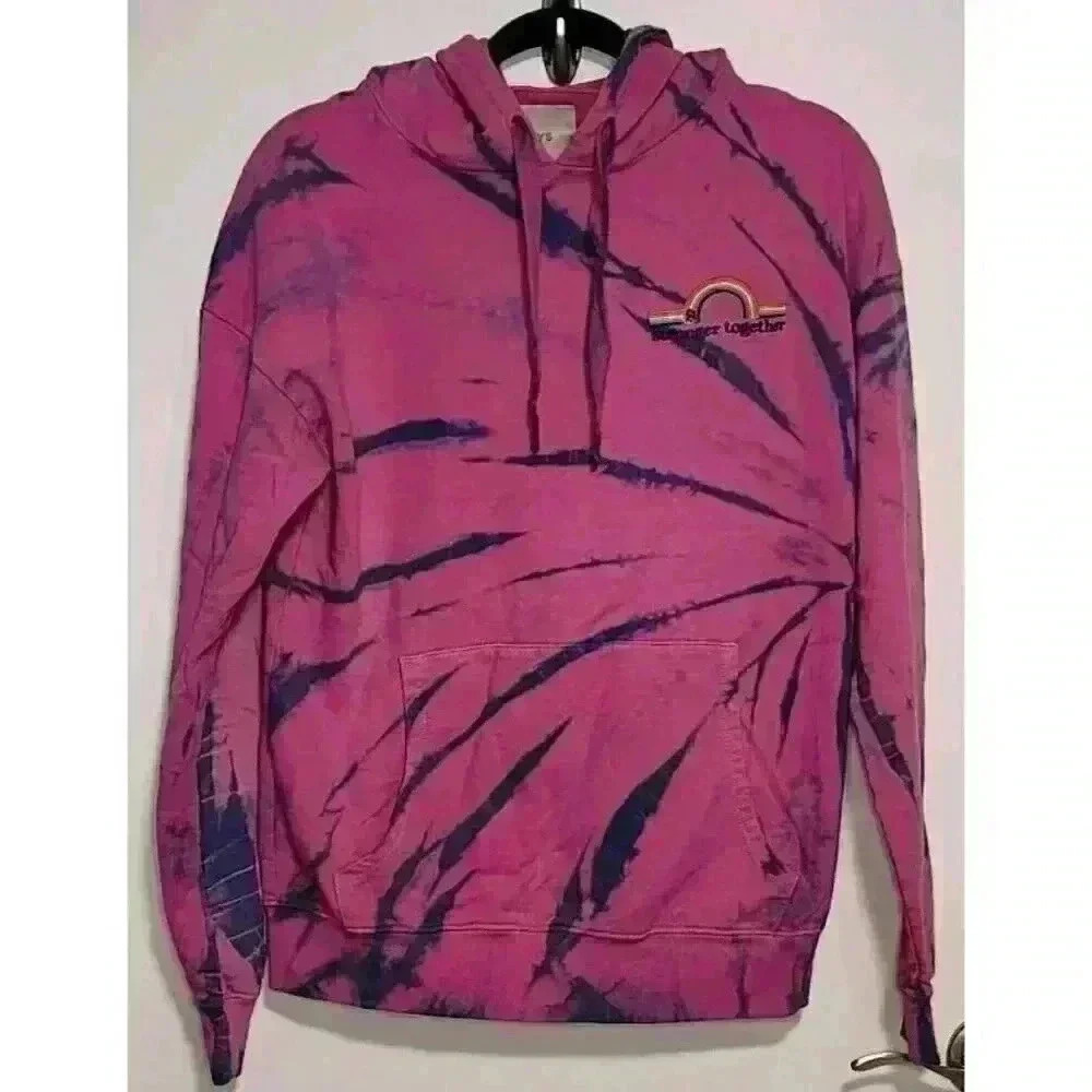 Barry's Bootcamp Better Together Pride Hoodie Size S Tie Dye‎ Stronger Together